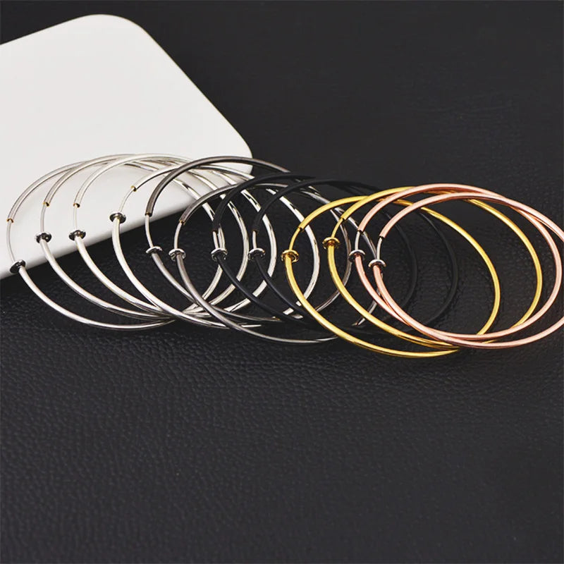 1 pair Women Rounded Big Earrings Spring Clip On Nose Ring Hoop Lip Ring Helix Ring Hoop Fake Ear Ring Accessories