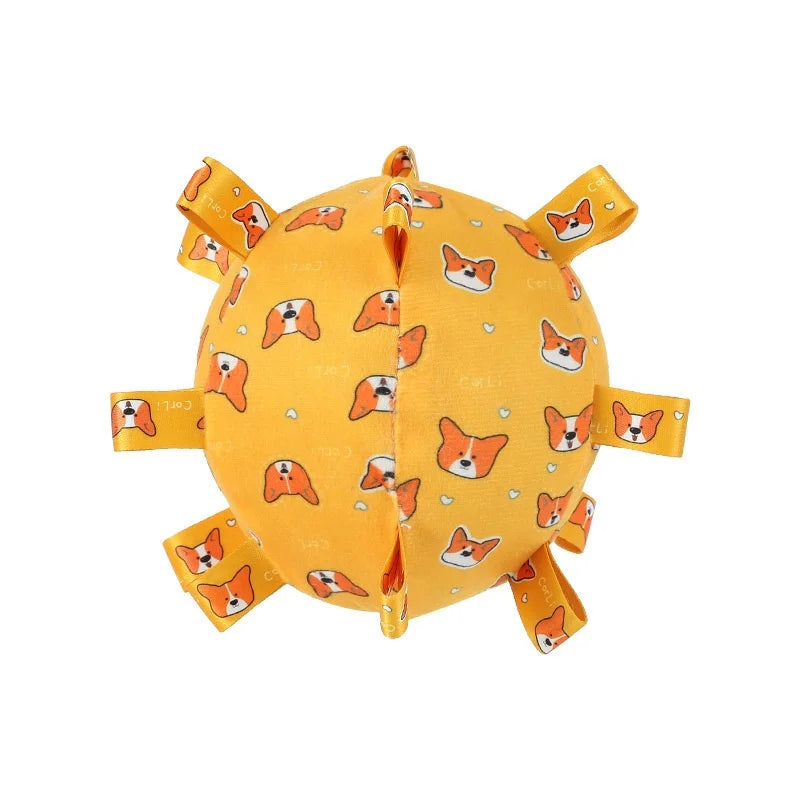 Dog Toy Sound Pet Durable Chew Teeth Grinding Boredom Relief Artifact Puppy Small Dog Self-Entertainment Bell Ball