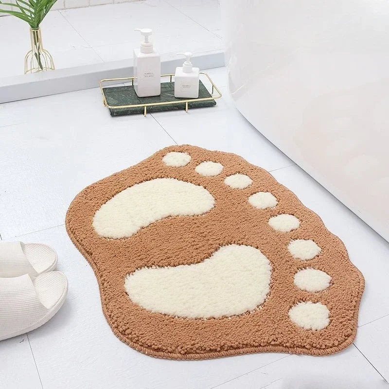 Bathroom Rugs Mats Water Absorbent Non-Slip Mat Used in Bathroom, Shower, Room, Etc.Soft Microfiber Bath Mat Machine Washable