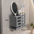 Bathroom Shelves Multifunctional Washbasin Storage Tube Toothbrush Razor Storage Rack Wall-mounted Bathroom Supplies