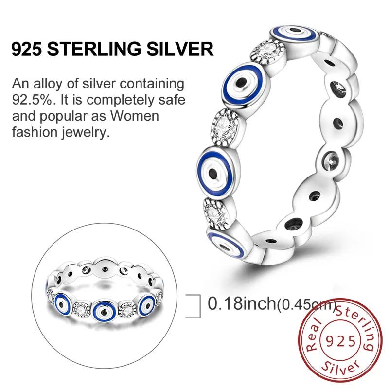 Rings Original 925 Sterling Silver Rings Bow Heart Sun Moon Star Zircon Rings For Women Jewelry Birthday Anniversary Gifts