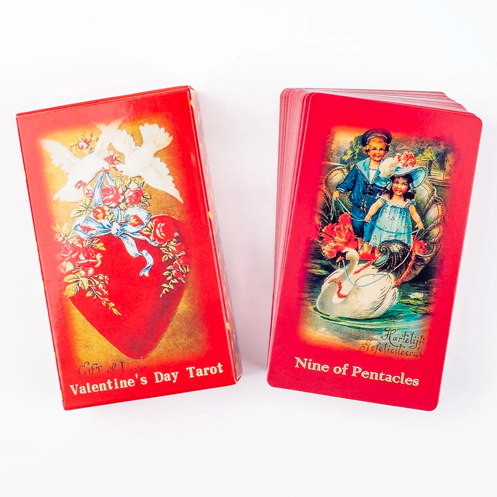 Valentine'S Day Tarot A 79-Card Deck Magic Arts Love Deck Amazing Lovers Oracle Cards Tabletop Cards Of Group Games 10.3*6Cm