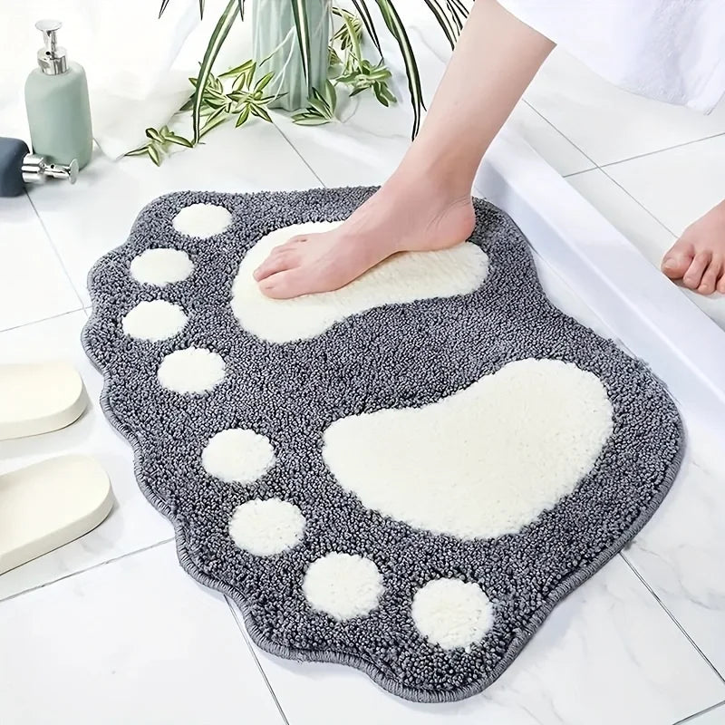Bathroom Rugs Mats Water Absorbent Non-Slip Mat Used in Bathroom, Shower, Room, Etc.Soft Microfiber Bath Mat Machine Washable