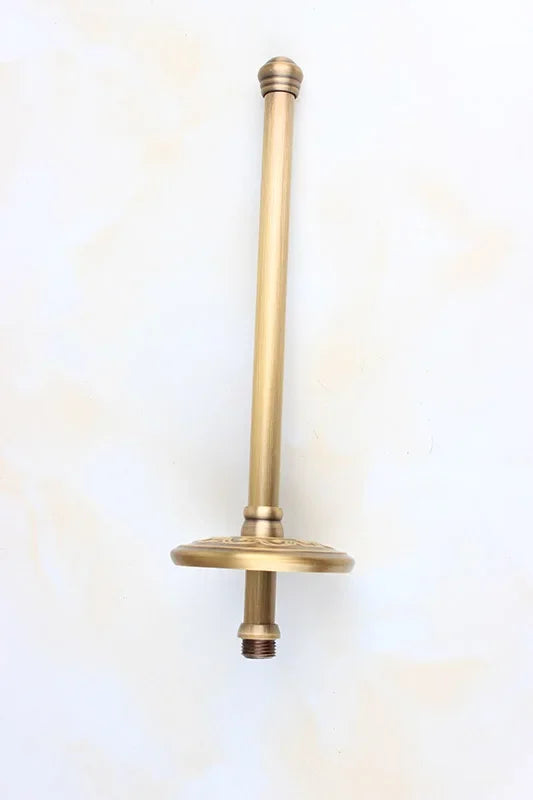 Bathroom Toilet Brush Holder, Antique Brass Color, Solid Brass Material, Wall Mounted, Traditional European Type for Hotel