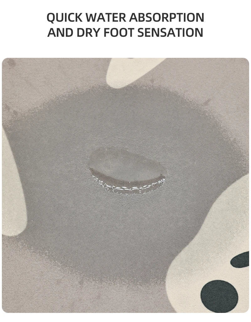 Bathroom Floor Mat, Soft Diatomaceous Mud, Absorbent Quick Drying Carpet, Diatomaceous Earth Anti Slip Mat, Door Mat