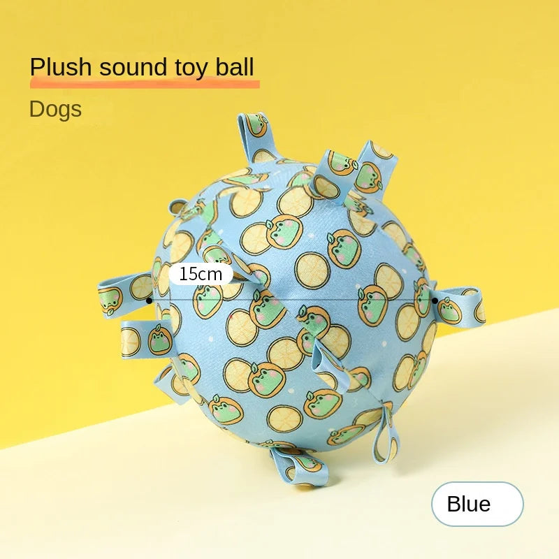 Dog Toy Sound Pet Durable Chew Teeth Grinding Boredom Relief Artifact Puppy Small Dog Self-Entertainment Bell Ball