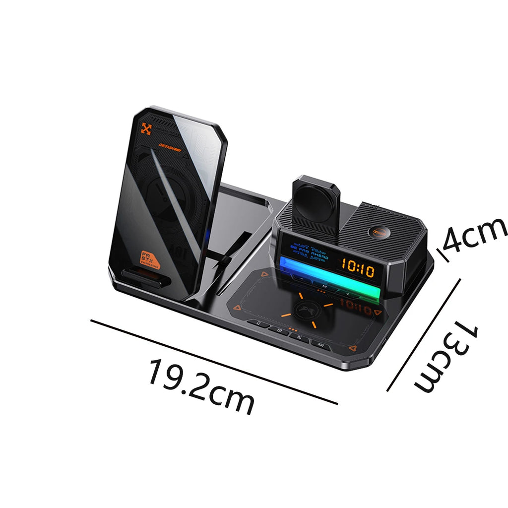 Wireless fast charging is used for 30W fast charging of mobile phones, watches, and headphones