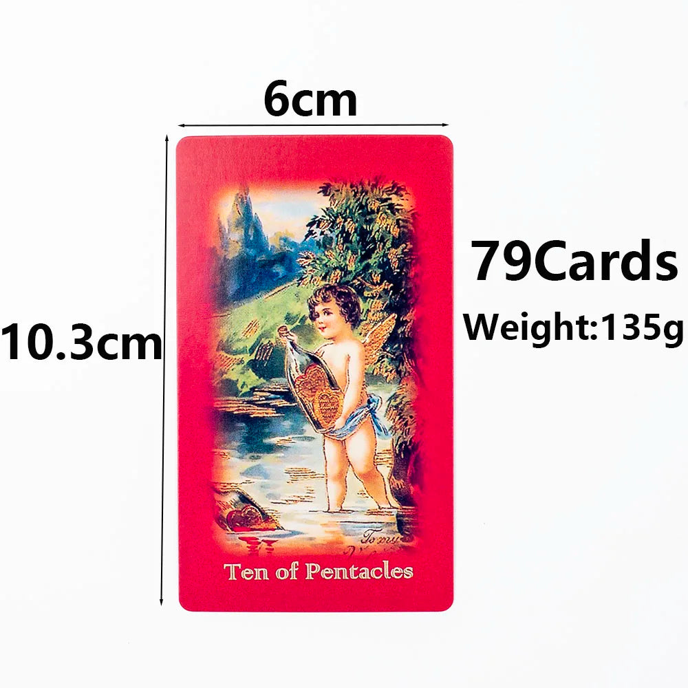Valentine'S Day Tarot A 79-Card Deck Magic Arts Love Deck Amazing Lovers Oracle Cards Tabletop Cards Of Group Games 10.3*6Cm