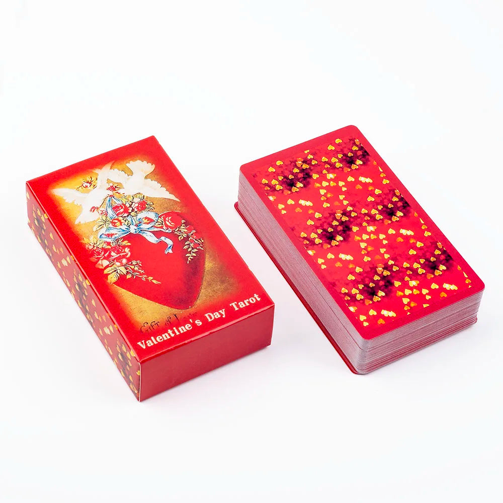 Valentine'S Day Tarot A 79-Card Deck Magic Arts Love Deck Amazing Lovers Oracle Cards Tabletop Cards Of Group Games 10.3*6Cm