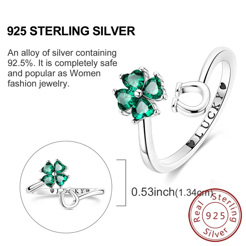 Rings Original 925 Sterling Silver Rings Bow Heart Sun Moon Star Zircon Rings For Women Jewelry Birthday Anniversary Gifts
