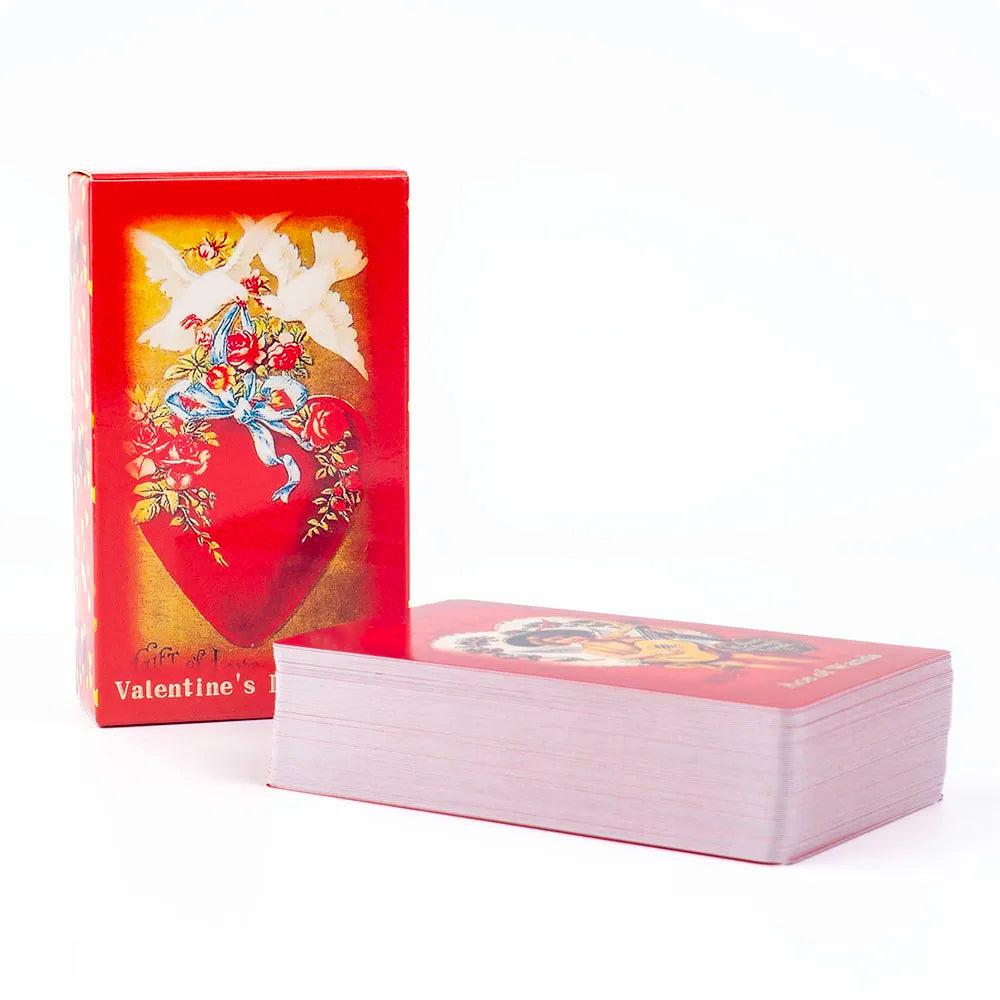 Valentine'S Day Tarot A 79-Card Deck Magic Arts Love Deck Amazing Lovers Oracle Cards Tabletop Cards Of Group Games 10.3*6Cm