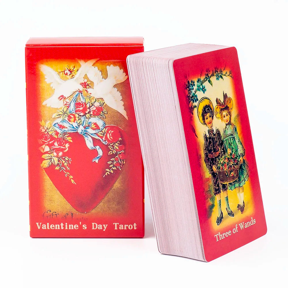 Valentine'S Day Tarot A 79-Card Deck Magic Arts Love Deck Amazing Lovers Oracle Cards Tabletop Cards Of Group Games 10.3*6Cm