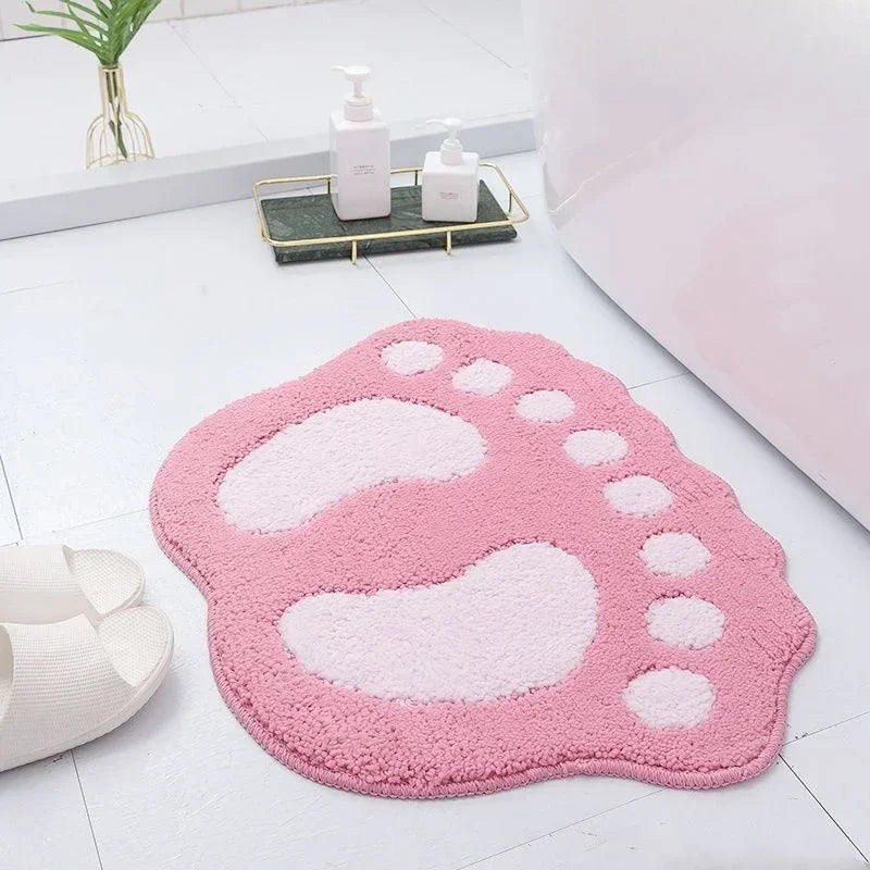 Bathroom Rugs Mats Water Absorbent Non-Slip Mat Used in Bathroom, Shower, Room, Etc.Soft Microfiber Bath Mat Machine Washable
